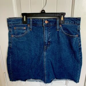 J Crew Women’s Mercantile Straight Denim Skirt